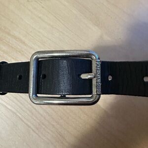 Patrizia Pepe Black Leather Belt Bag